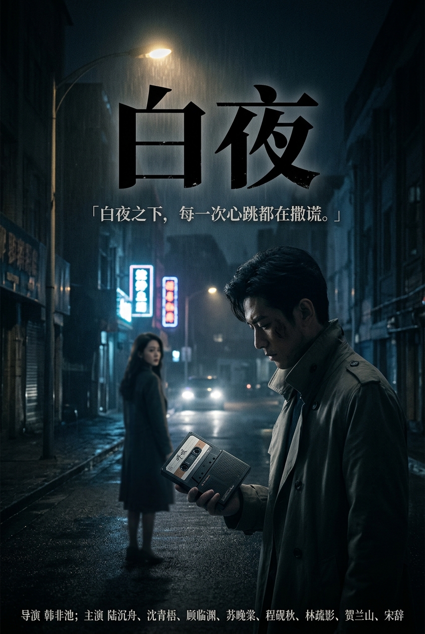 《白夜》海报